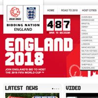 Homepage design example